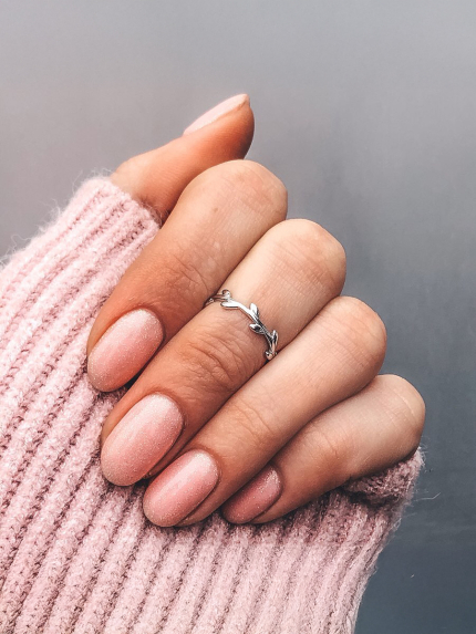 Каблучка без вставок Срібло 925° (родій) 81703