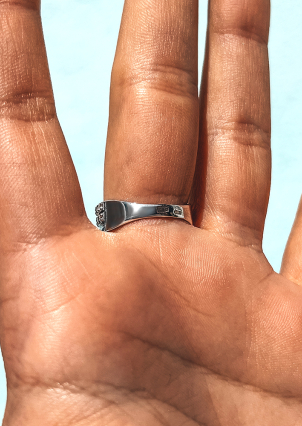 Каблучка фіаніт Срібло 925° (родій) 81523