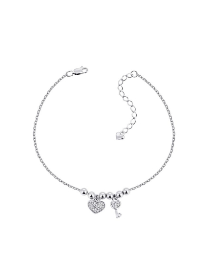 Браслет фіаніт Срібло 925° (родій) 75204