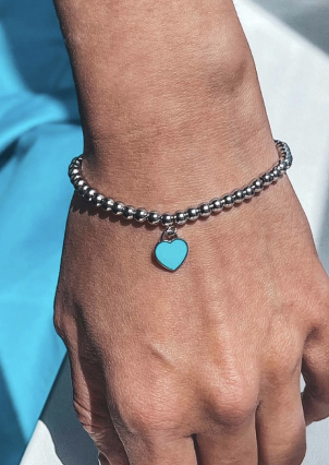 Браслет емаль Срібло 925° (родій) 956540