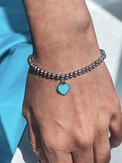 Браслет емаль Срібло 925° (родій) 956540