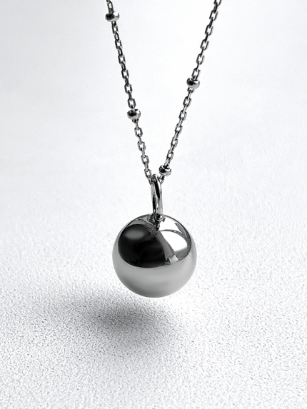 Підвіс без вставок Срібло 925° (родій) п2/1056