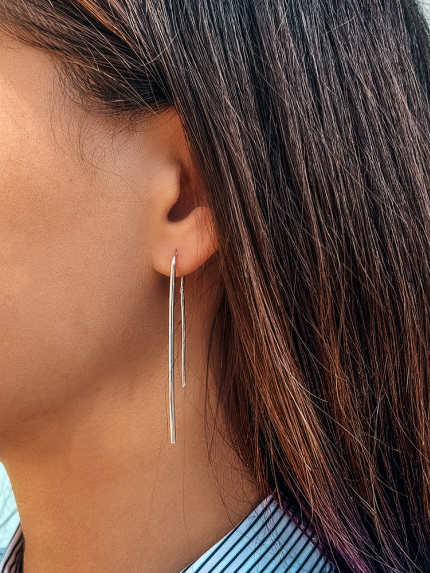 Earrings without inserts Silver 925° (rhodium) 1-5195.0.2