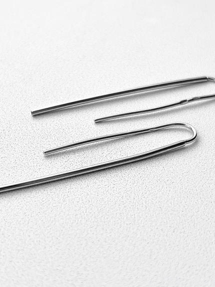 Earrings without inserts Silver 925° (rhodium) 1-5195.0.2