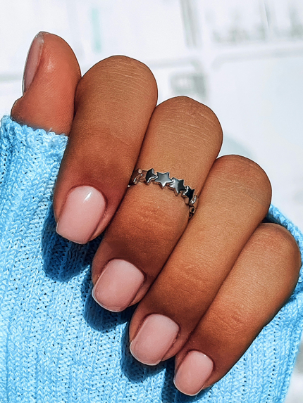 Каблучка без вставок Срібло 925° (родій) 81698