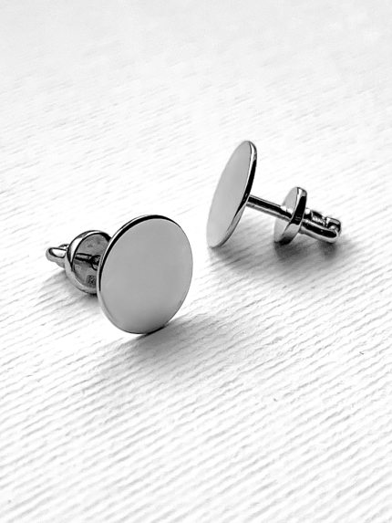 Earrings without inserts Silver 925° (rhodium) 261775