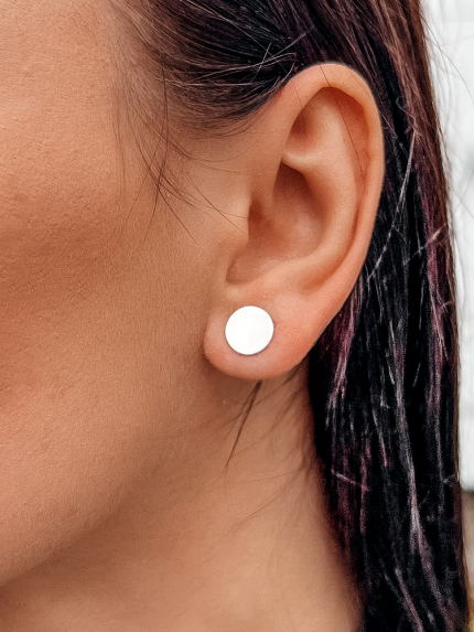 Earrings without inserts Silver 925° (rhodium) 261775