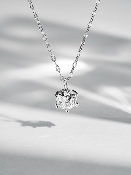 Кольє фіаніт Срібло 925° (родій) 190148