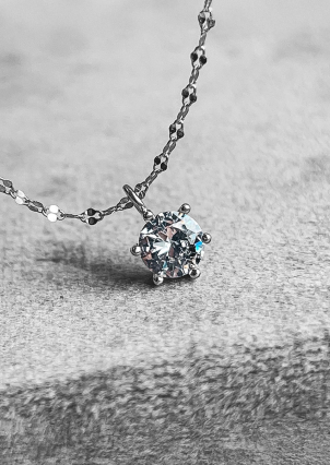 Кольє фіаніт Срібло 925° (родій) 190148