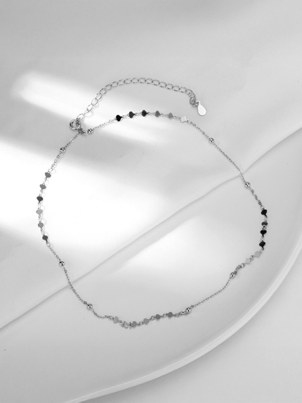 Кольє без вставок Срібло 925° (родій) 190007