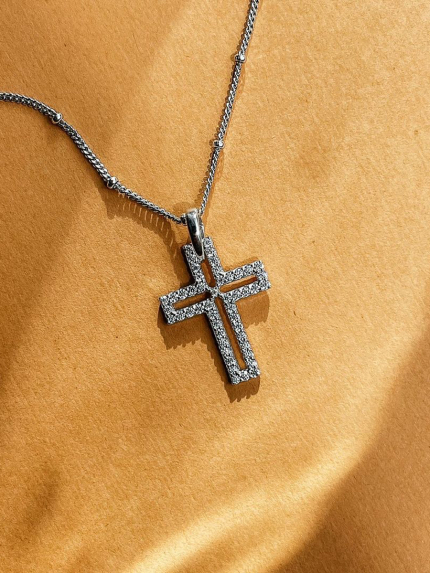 Підвіс фіаніт Срібло 925° (родій) 74493