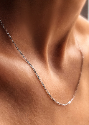 Ланцюг Срібло 925° (родій) sc06p18