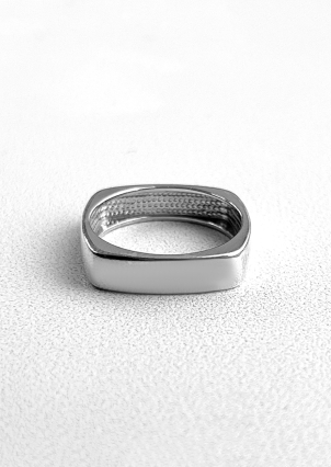 Ring without inserts Silver 925° (rhodium) 81685