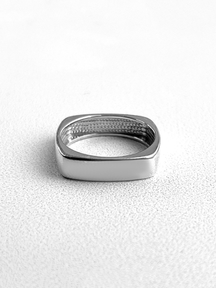 Pierścionek bez wkładek Srebro 925° (rod) 81685