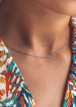 Ланцюг Срібло 925° (родій) sc06pad18