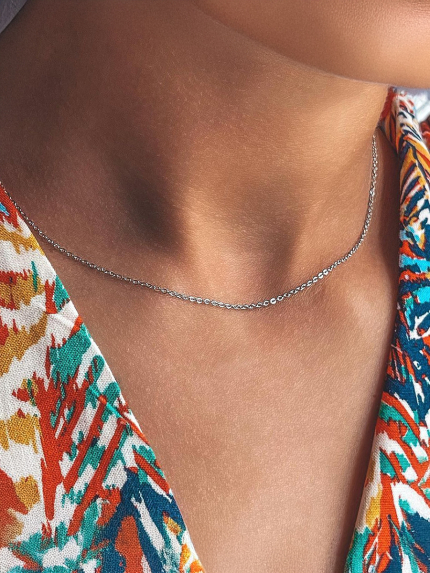 Ланцюг Срібло 925° (родій) sc06pad18