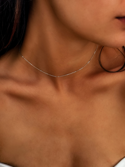 Ланцюг Срібло 925° (родій) sc06pad18