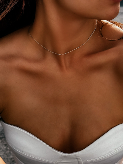 Ланцюг Срібло 925° (родій) sc06pad18