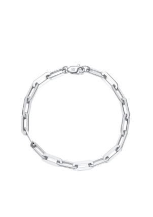 Браслет без вставок Срібло 925° (родій) sb109p7