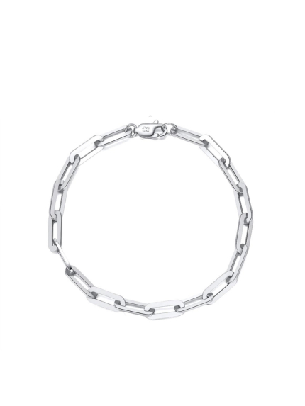 Браслет без вставок Срібло 925° (родій) sb109p7