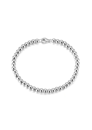 Браслет без вставок Срібло 925° (родій) sb103p65