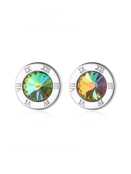 Kolczyki Swarovski Cyrkonia Srebro 925° (rod) 22315