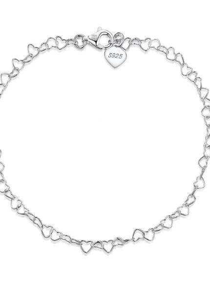 Bransoletka bez wkładek Srebro 925° (rod) sa10szt