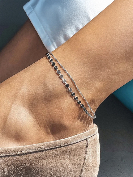 Bracelet without inserts Silver 925° (rhodium) sa15p