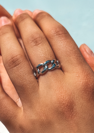 Каблучка фіаніт Срібло 925° (родій) 120206