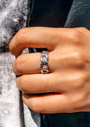 Каблучка фіаніт Срібло 925° (родій) 120206