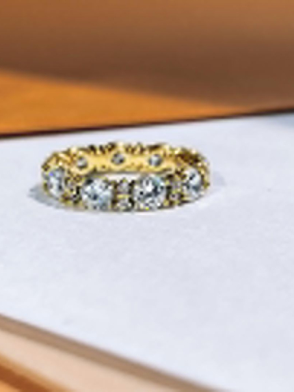 Ring cubic zirconia Gold 585° 1136