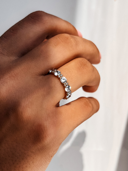 Ring cubic zirconia Gold 585° 1136