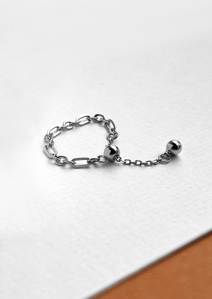 Ring without inserts Silver 925° (rhodium) 956854