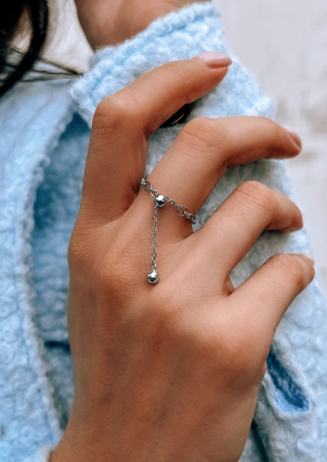 Ring without inserts Silver 925° (rhodium) 956854