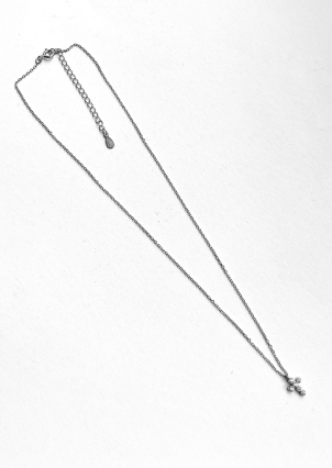 Кольє фіаніт Срібло 925° (родій) WSN026