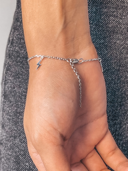 Bransoletka bez wkładek Srebro próby 925° (rod) 75249