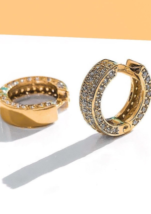 Сережки Фіаніт (5А) Золото 585° 20158