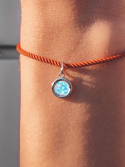 Підвіс опал Срібло 925° (родій) пк2опг/1017