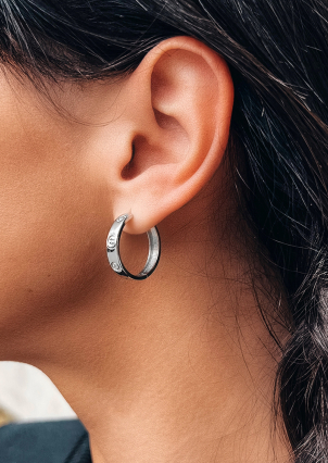 Сережки фіаніт Срібло 925° (родій) 2624531