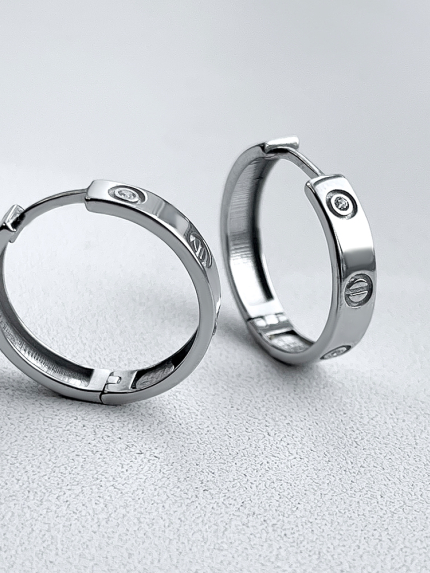 Cyanite earrings Silver 925° (rhodium) 2624531