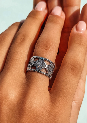 Каблучка фіаніт Срібло 925° (родій) 000461