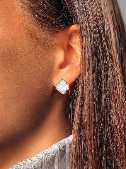 Pearl earrings Silver 925° (rhodium) sk2p/1024