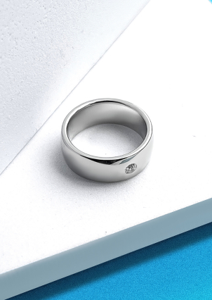 Каблучка фіаніт Срібло 925° (родій) 4621856