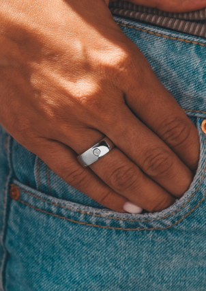 Каблучка фіаніт Срібло 925° (родій) 4621856