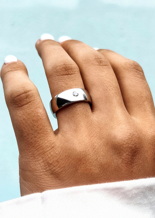 Каблучка фіаніт Срібло 925° (родій) 4621856