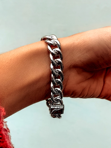 Браслет без вставок Срібло 925° (родій) 661049