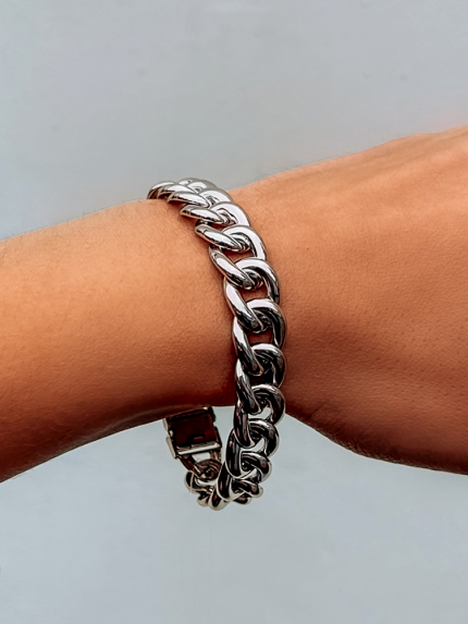 Браслет без вставок Срібло 925° (родій) 661049