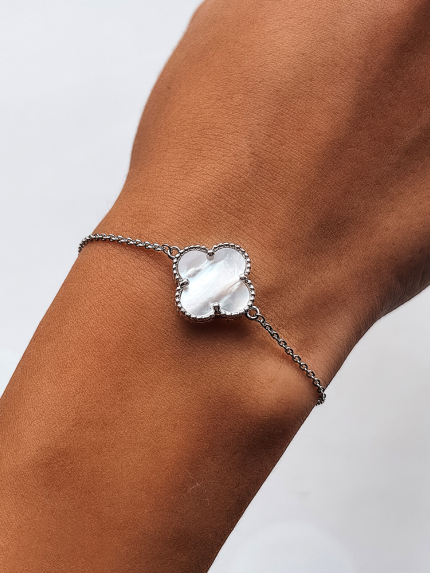 Браслет перламутр Срібло 925° (родій) 956899