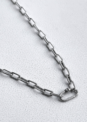 Кольє без вставок Срібло 925° (родій) zc50p18