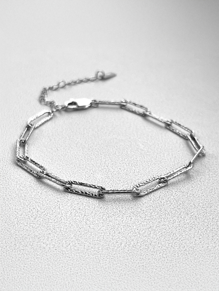 Bracelet without inserts Silver 925° (rhodium) sb120p